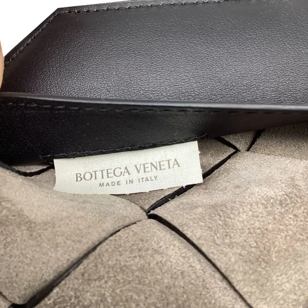 Bottega Veneta Diago Phone Pouch Bag in Black Calf Leather